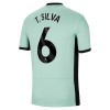 Levné Chelsea T. Silva 6 Alternativní Fotbalové dresy 2023-24 Krátký Rukáv